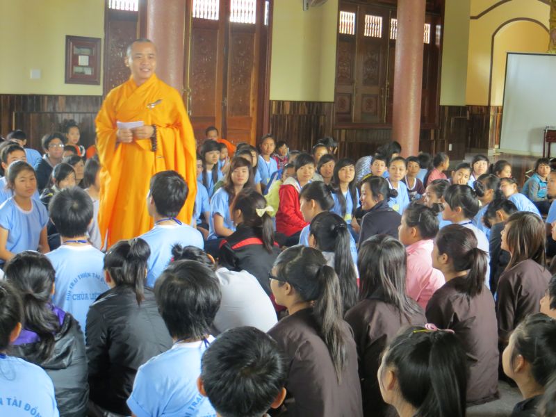 Khóa tu Thiện Tài Đồng Tử III: buổi pháp thoại sôi nổi và ý nghĩa của ĐĐ. Thích Đạo Quang