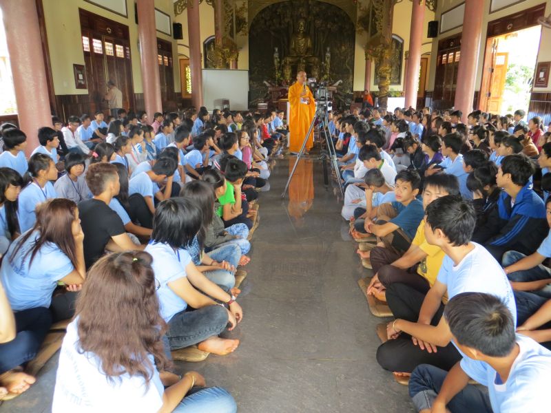 Khóa tu Thiện Tài Đồng Tử III: buổi pháp thoại sôi nổi và ý nghĩa của ĐĐ. Thích Đạo Quang