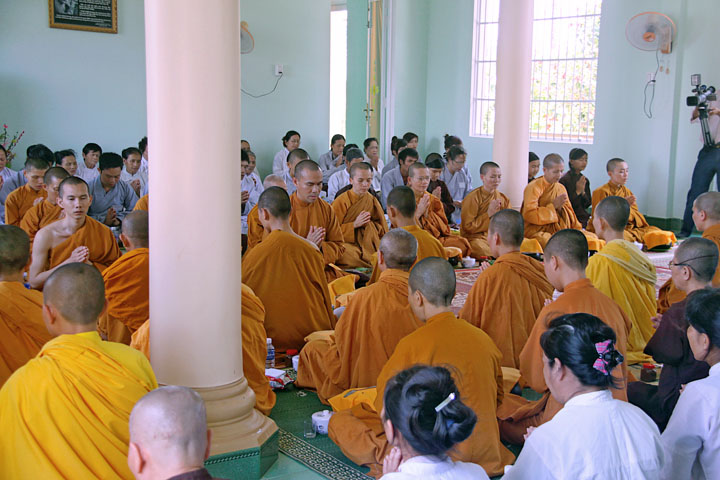 Gia Lai:Tịnh xá Ngọc Túc Khóa tu Thiền lần III