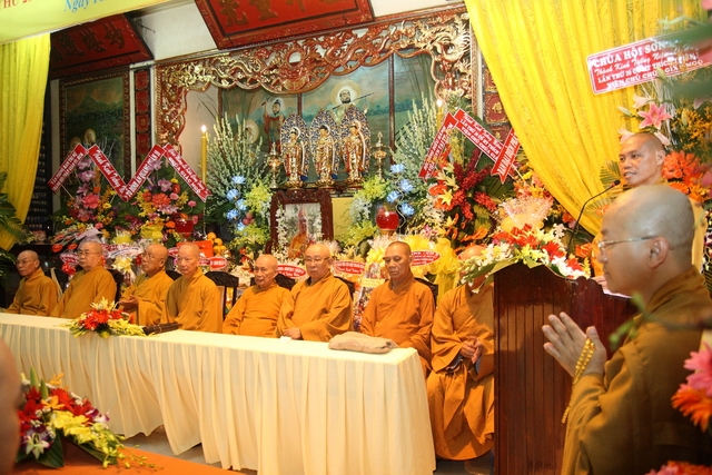 TP. HCM: Lễ đặt đá đại trùng tu chùa Giác Ngộ và lễ húy kỵ lần thứ 20 của cố hòa thượng viện chủ thượng Thiện hạ Huệ