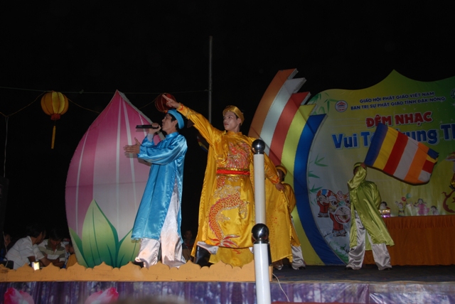 Đăk Nông: Chùa Phước Điền đêm nhạc &quot;Vui tết Trung Thu&quot;