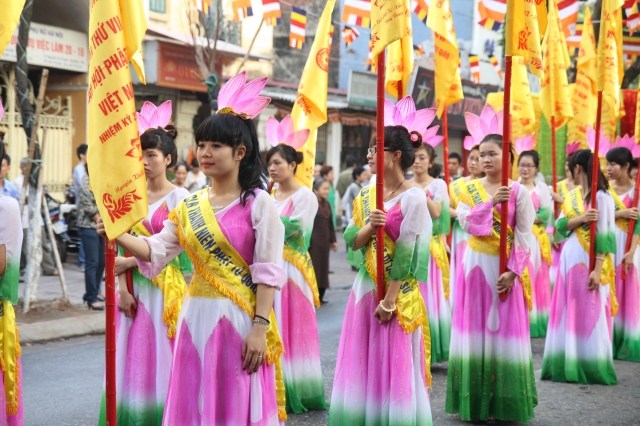 Hà Nội: Chùm ảnh đoàn Đại biểu cử hành nghi lễ cầu nguyện tại chùa Quán Sứ