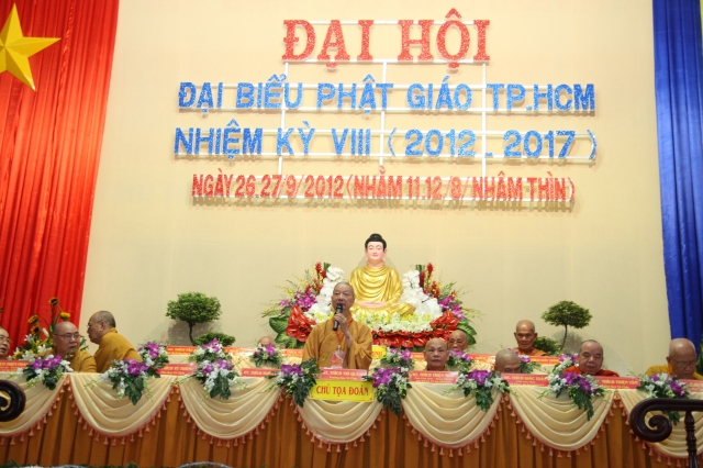 TP.HCM: Họp trù bị Đại hội Đại biểu Phật giáo nhiệm kỳ VIII (2012 – 1017)
