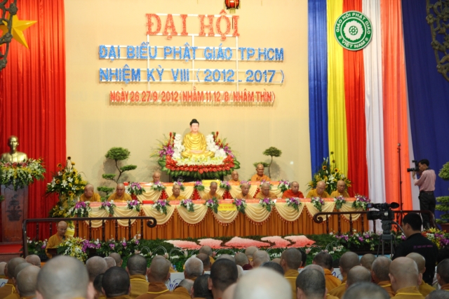 TP.HCM: Họp trù bị Đại hội Đại biểu Phật giáo nhiệm kỳ VIII (2012 – 1017)