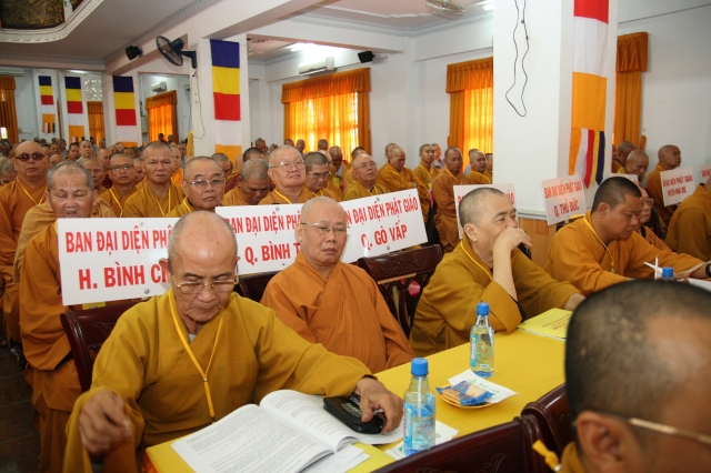 TP.HCM: Họp trù bị Đại hội Đại biểu Phật giáo nhiệm kỳ VIII (2012 – 1017)