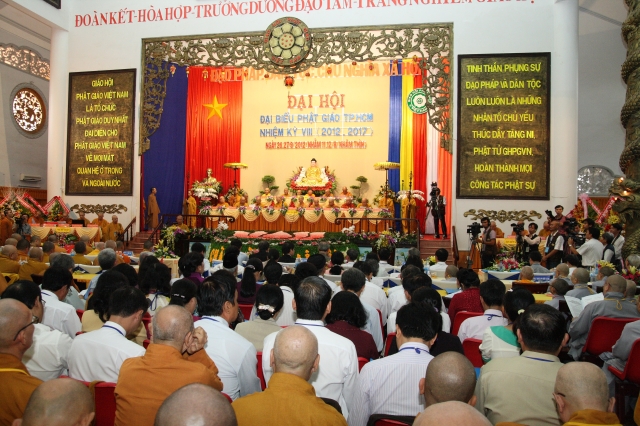 Trực tiếp: Đại hội Đại biểu Phật giáo TP.HCM nhiệm kỳ VIII (2012 - 2017)