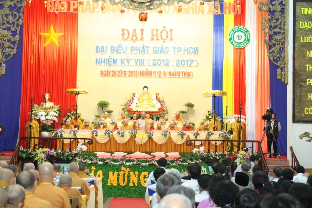 Trực tiếp: Đại hội Đại biểu Phật giáo TP.HCM nhiệm kỳ VIII (2012 - 2017)