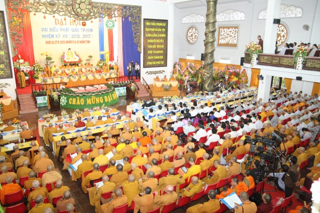 Trực tiếp: Đại hội Đại biểu Phật giáo TP.HCM nhiệm kỳ VIII (2012 - 2017)