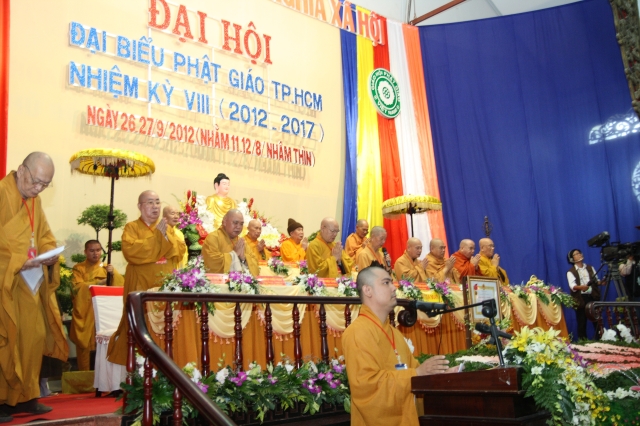 Trực tiếp: Đại hội Đại biểu Phật giáo TP.HCM nhiệm kỳ VIII (2012 - 2017)