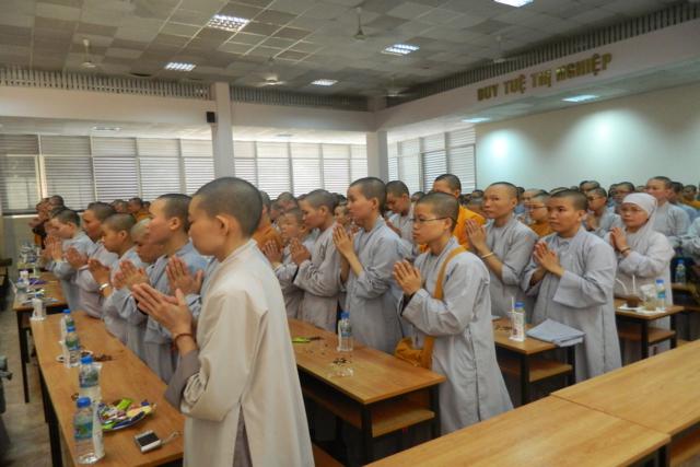 TP. HCM: Trường Trung Cao Phật Học tổ chức chương trình Cảm Niệm Ân Sư