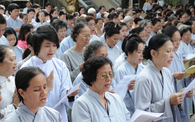 TP. HCM: Tịnh xá Trung Tâm đã tổ chức trọng thể lễ lạc thành Bảo tượng Bồ tát Quán Thế Âm