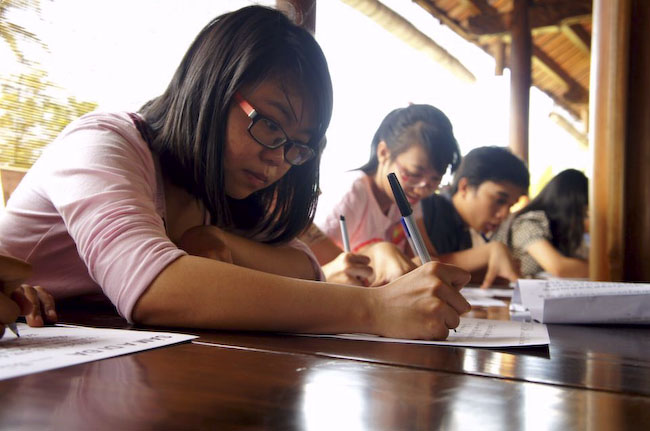 150 bạn trẻ dự khóa tu &#039;&#039;Dạo chơi miền Tịnh Độ&#039;&#039; tại nhà vườn Long Thuận