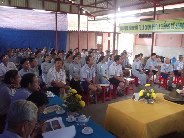 Quảng trị : BĐH Gia đình Phật tử huyện Triệu Phong tổ chức Hội Nghị thường niên