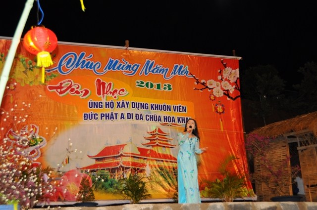 Trực tuyến đêm ca nhạc ủng hộ xây dựng khuôn viên Phật A-di-đà chùa Hoa Khai