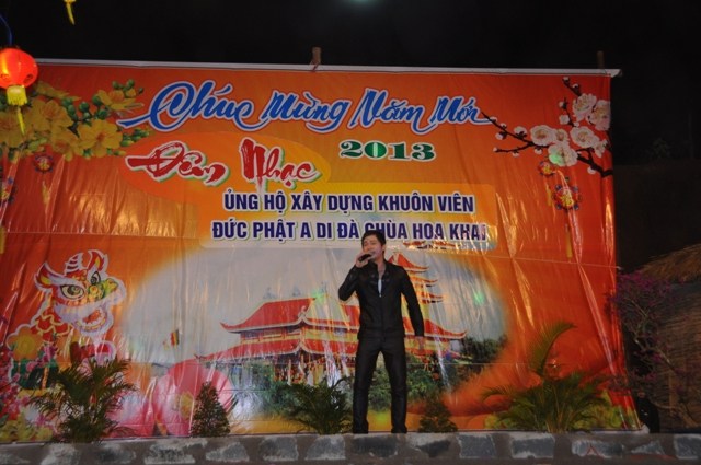 Trực tuyến đêm ca nhạc ủng hộ xây dựng khuôn viên Phật A-di-đà chùa Hoa Khai