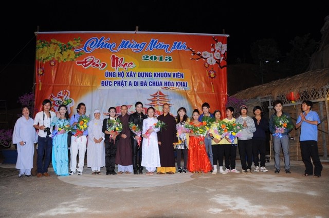 Trực tuyến đêm ca nhạc ủng hộ xây dựng khuôn viên Phật A-di-đà chùa Hoa Khai