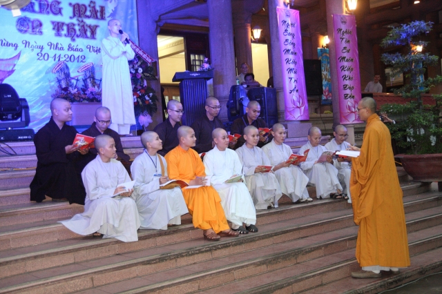 TP.HCM: Hàng ngàn Tăng Ni sinh tham dự đại lễ: “Sáng mãi ơn thầy”