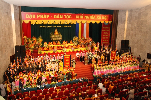 Hà Nội: Chính thức khai mạc Đại hội Đại biểu Phật giáo toàn quốc lần thứ VII