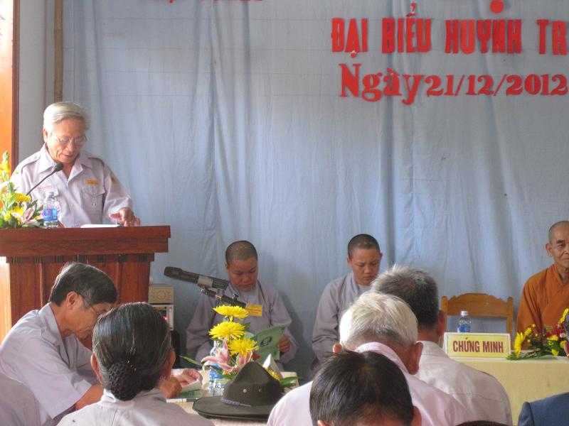 Quảng trị : BĐH Gia đình Phật tử huyện Triệu Phong tổ chức Hội Nghị thường niên