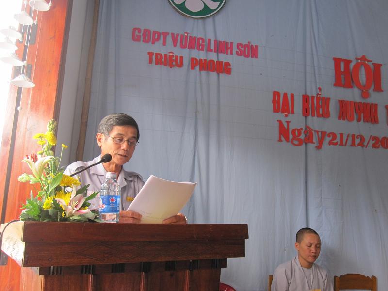 Quảng trị : BĐH Gia đình Phật tử huyện Triệu Phong tổ chức Hội Nghị thường niên