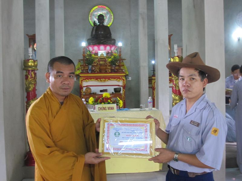 Quảng trị : BĐH Gia đình Phật tử huyện Triệu Phong tổ chức Hội Nghị thường niên