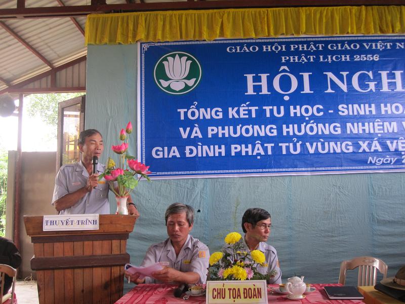 Quảng trị : BĐH Gia đình Phật tử huyện Triệu Phong tổ chức Hội Nghị thường niên