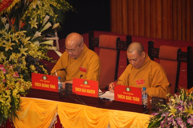 Ngày làm việc thứ 2 Đại hội Đại biểu Phật giáo toàn quốc lần VII