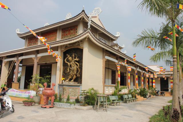 Long An: Chùa Khánh Ninh - Không khí chuẩn bị khoá tu mùa đông