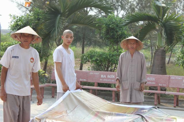 Long An: Chùa Khánh Ninh - Không khí chuẩn bị khoá tu mùa đông