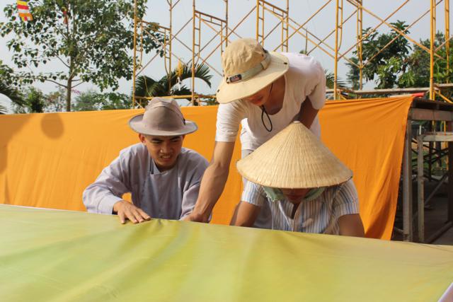 Long An: Chùa Khánh Ninh - Không khí chuẩn bị khoá tu mùa đông