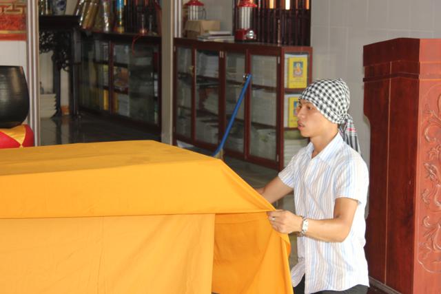 Long An: Chùa Khánh Ninh - Không khí chuẩn bị khoá tu mùa đông