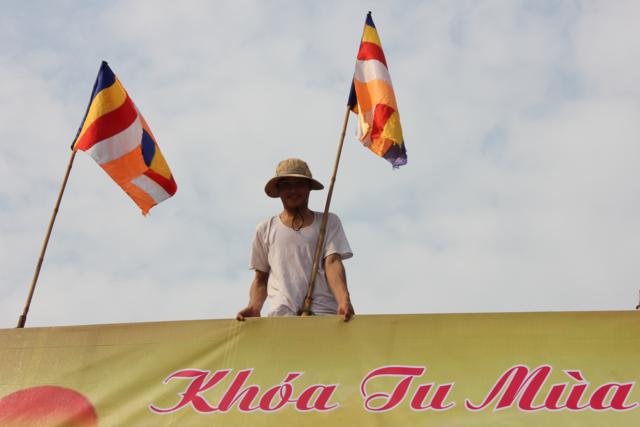 Long An: Chùa Khánh Ninh - Không khí chuẩn bị khoá tu mùa đông