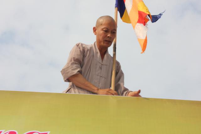 Long An: Chùa Khánh Ninh - Không khí chuẩn bị khoá tu mùa đông