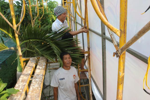 Long An: Chùa Khánh Ninh - Không khí chuẩn bị khoá tu mùa đông