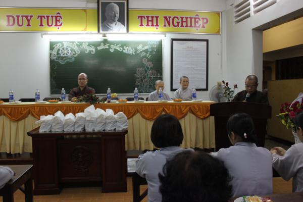 TP.HCM: Lớp Giáo lý chùa Phước Hòa, Q3 mừng ngày Nhà Giáo Việt Nam