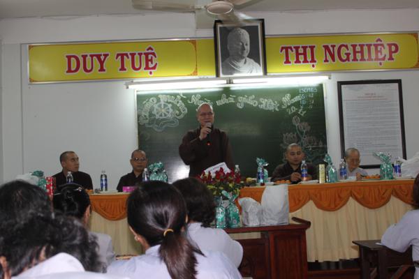 TP.HCM: Lớp Giáo lý chùa Phước Hòa, Q3 mừng ngày Nhà Giáo Việt Nam