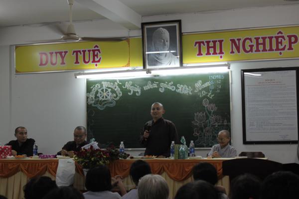 TP.HCM: Lớp Giáo lý chùa Phước Hòa, Q3 mừng ngày Nhà Giáo Việt Nam