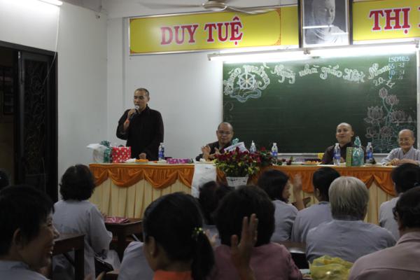 TP.HCM: Lớp Giáo lý chùa Phước Hòa, Q3 mừng ngày Nhà Giáo Việt Nam