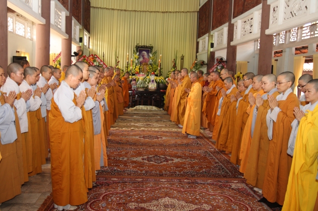 TP.HCM: Lễ tưởng niệm chung thất trai tuần cố đại lão HT. Thích Minh Châu