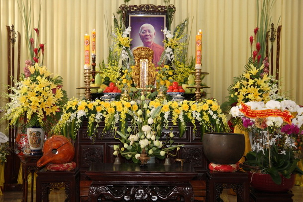 TP.HCM: Lễ tưởng niệm chung thất trai tuần cố đại lão HT. Thích Minh Châu