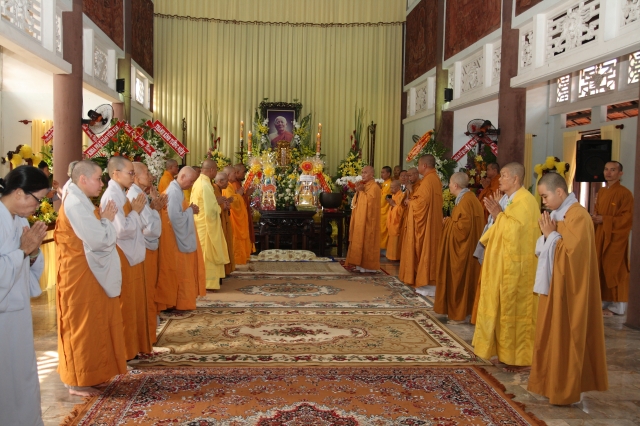 TP.HCM: Lễ tưởng niệm chung thất trai tuần cố đại lão HT. Thích Minh Châu