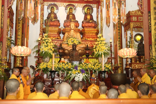 TP.HCM: Lễ tưởng niệm chung thất trai tuần cố đại lão HT. Thích Minh Châu