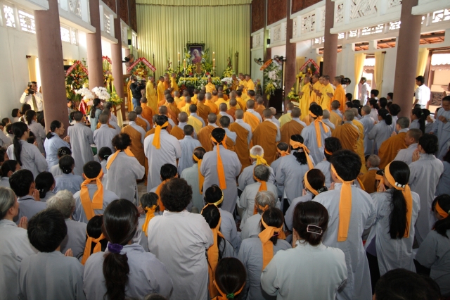 TP.HCM: Lễ tưởng niệm chung thất trai tuần cố đại lão HT. Thích Minh Châu
