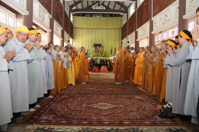TP.HCM: Lễ tưởng niệm chung thất trai tuần cố đại lão HT. Thích Minh Châu