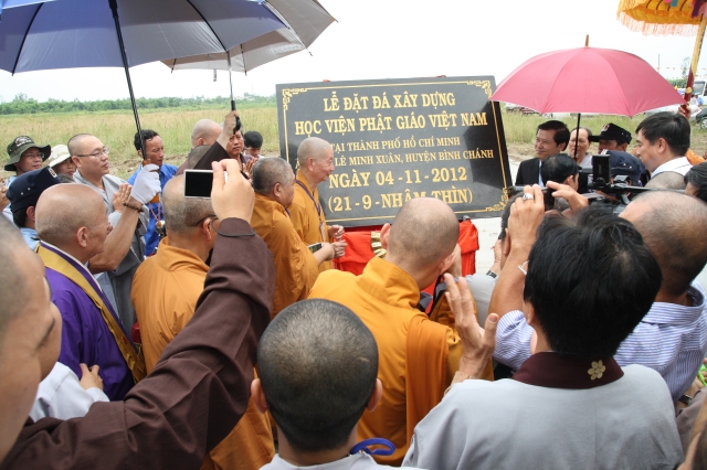 TP.HCM: Chính thức lễ Đặt đá xây dựng HVPGVN tại TP.HCM