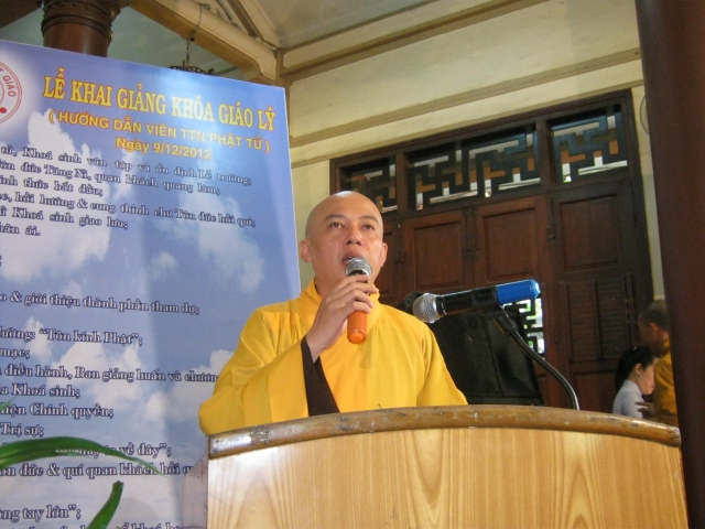 Khánh Hòa: Lễ Khai giảng khóa Giáo lý Hướng dẫn viên Thanh Thiếu niên Phật tử