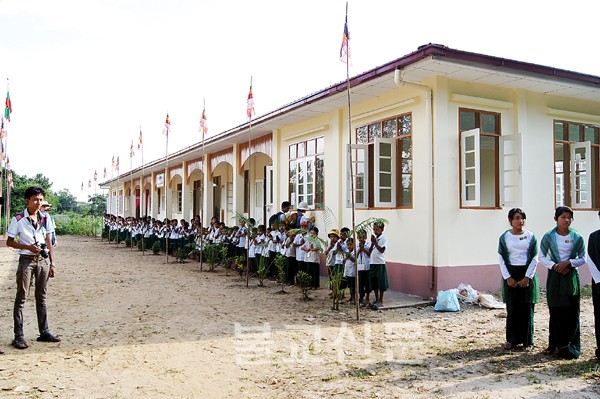 Hàn Quốc Phật giáo tổng kết việc xây trường tiểu học Miến Điện
