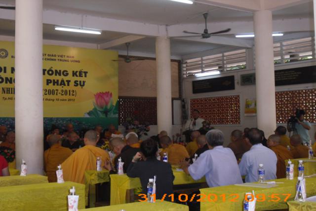 TP.HCM: Ban kinh tế tài chính TW tổ chức hội nghị tổng kết công tác Phật sự nhiệm kỳ VI (2007 - 2012)