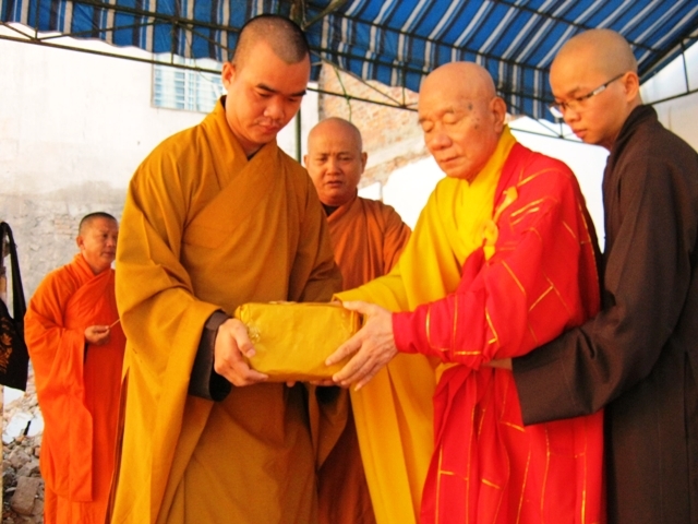 Khánh Hòa: Lễ đặt đá đại trùng tu chùa Nghĩa Quang