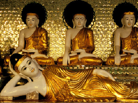 Myanmar: Ngắm vẻ đẹp lộng lẫy của ngôi chùa dát vàng nổi tiếng